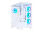 ⁦Sama Neview 2351 White Dual USB3.0 and Type C Tempered Glass ATX Mid Tower⁩ - الصورة ⁦4⁩