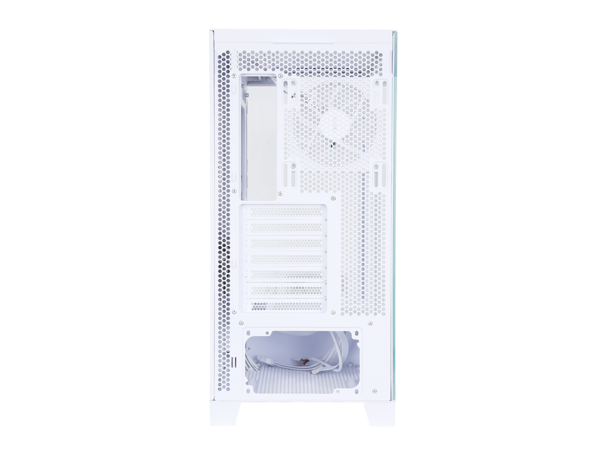 ⁦Sama Neview 2351 White Dual USB3.0 and Type C Tempered Glass ATX Mid Tower⁩ - الصورة ⁦8⁩