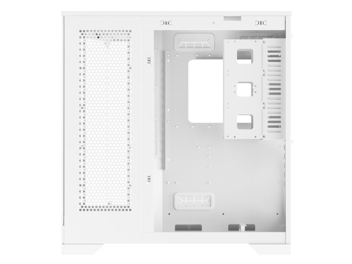 ⁦Sama 3021-White Dual USB3.0 and Type C Tempered Glass ATX Full Tower⁩ - الصورة ⁦10⁩