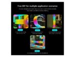 ⁦COOLMOON AOSOR AL200 Lamp Tape 5V ARGB Aura Sync Flexible Light Bar Widening Bendable Multifunctional DIY for 3x8P⁩ - الصورة ⁦6⁩