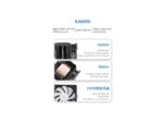 ⁦SAMA KA600D ARGB CPU Air Cooler 150MM Fan with 6 Copper Heat Pipes Air Cooling⁩ - الصورة ⁦2⁩