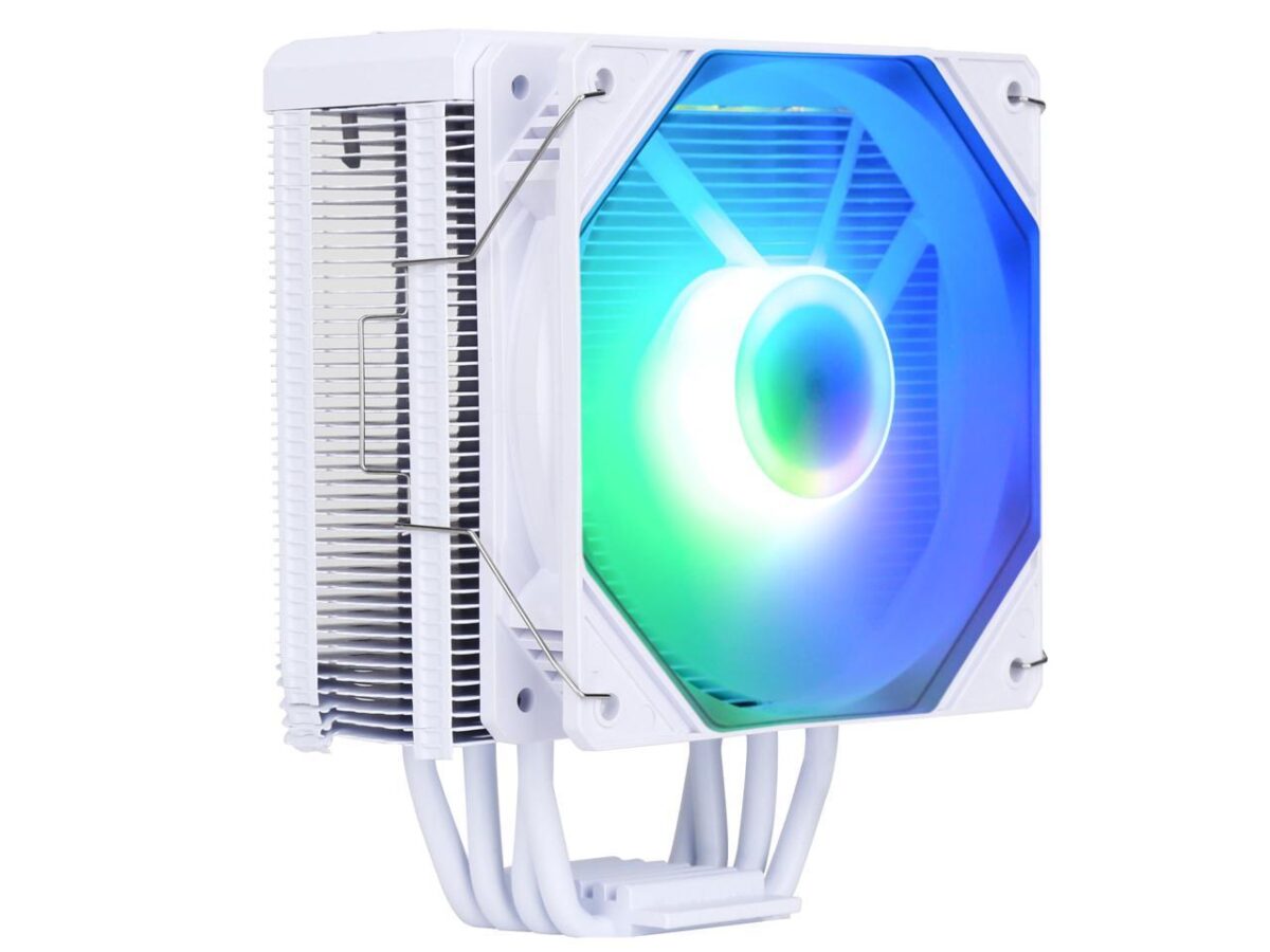 ⁦SAMA KA400DW RGB CPU Air Cooler with 12cm PWM Fan,4 Copper Heat Pipes For AMDIntel⁩ - الصورة ⁦6⁩