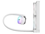 ⁦SAMA SI240 White Liquid Cooler 240mm AIO Radiator Addressable RGB PWM Fan CPU cooler for Intel AMD PC Case⁩ - الصورة ⁦6⁩