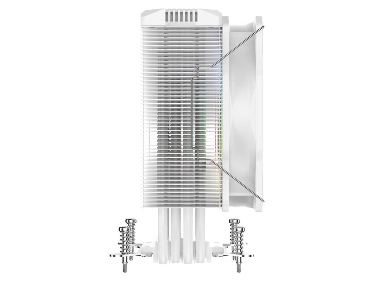 ⁦SAMA KA400I CPU Air Cooler 4 Heat Copper Pipe 120mm Cooling Fan Addressable RGB Aluminum⁩ - الصورة ⁦8⁩