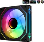 ⁦SAMA YF1202I Black PWM ARGB120mm⁩ - الصورة ⁦2⁩