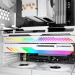 ⁦COOLMOON GT8 Horizontal GPU Support Bracket Colorful 5V A-RGB⁩ - الصورة ⁦3⁩