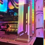 ⁦COOLMOON GH2 Vertical GPU Support Bracket Colorful 5V A-RGB⁩ - الصورة ⁦6⁩