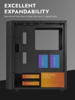 ⁦CASE DARKFLASH DK351 BLACK⁩ - الصورة ⁦8⁩