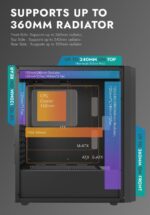 ⁦CASE DARKFLASH DK351 BLACK⁩ - الصورة ⁦3⁩