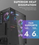 ⁦CASE DARKFLASH DK351 BLACK⁩ - الصورة ⁦4⁩