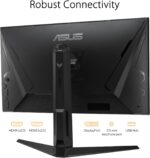 ⁦ASUS TUF Gaming 27” 1440P Monitor (VG27AQL3A) - QHD (2560 x 1440), 180Hz, 1ms, Fast IPS, Extreme Low Motion Blur SYNC, G-SYNC Compatible, Freesync Premium, 130% sRGB, DisplayHDR 400⁩ - الصورة ⁦3⁩