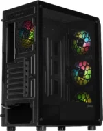 ⁦Sama 3313 ATX Tower Gaming Case with 4x120mm ARGB Fans⁩ - الصورة ⁦4⁩