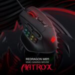 ⁦Redragon M811 Aatrox MMO Gaming Mouse, 15 Programmable Buttons Wired RGB Mouse w/Ergonomic Natural Grip Build, 10 Side Macro Keys, Software Supports DIY Keybinds & Backlit⁩ - الصورة ⁦2⁩