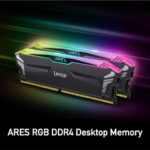 ⁦Lexar Ares 32GB 3600MHz (2x16) RGB DDR4 RAM⁩ - الصورة ⁦3⁩