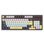 iMice GK500 Mechanical Keyboard [AR-EN] (Black-White-Yellow)