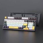 ⁦iMice GK500 Mechanical Keyboard [AR-EN] (Black-White-Yellow)⁩ - الصورة ⁦2⁩