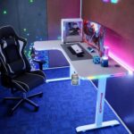 ⁦MIUZ RGB LED Gaming Desk ميز العاب زاوية⁩ - الصورة ⁦3⁩