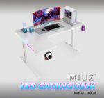 ⁦MIUZ RGB LED Gaming Desk ميز العاب زاوية⁩ - الصورة ⁦2⁩
