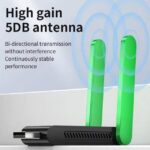 ⁦VegGieg V‑K1400 1400M Dual‑Antenna Wireless Network Adapter⁩ - الصورة ⁦3⁩