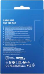 ⁦Samsung - 990 EVO SSD 1TB Internal SSD PCIe Gen 4x4 | Gen 5x2 M.2 2280, Speeds Up to 5,000MB/s⁩ - الصورة ⁦5⁩